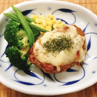 豆腐ハンバーグのとろ〜りチーズのせ